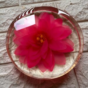 Lakshmi Kamal Flower Idol Stand for Pooja Room